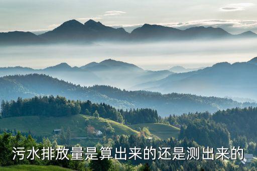 竹葉青酒什么時候建廠，污水排放量是算出來的還是測出來的