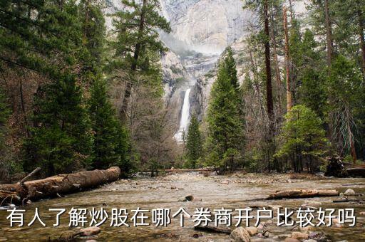 有人了解炒股在哪個(gè)券商開戶比較好嗎
