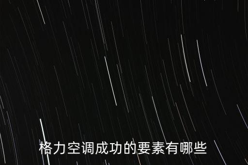 格力電器成功實(shí)行專業(yè)化戰(zhàn)略的因素是什么，格力空調(diào)成功的要素有哪些