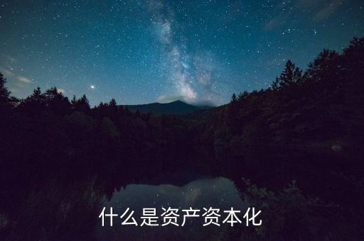 國有資產(chǎn)資本化是什么，資產(chǎn)資本化是什么意思