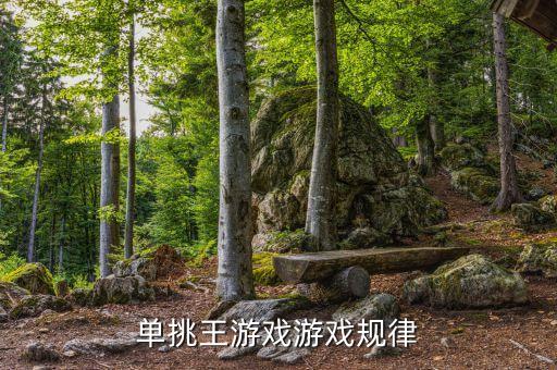 單挑王游戲機(jī)為什么能包賺不賠，單挑王游戲游戲規(guī)律