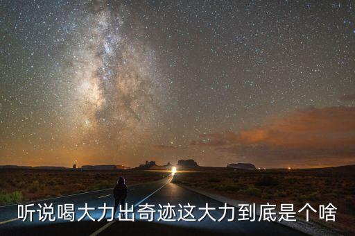 大力是什么飲料，大力是什么東西