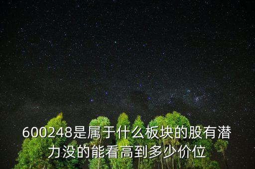佳電股份是什么板塊，600248是屬于什么板塊的股有潛力沒的能看高到多少價(jià)位