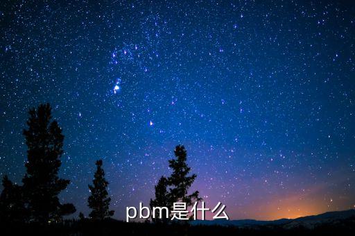 pbm是什么意思，pbm是什么