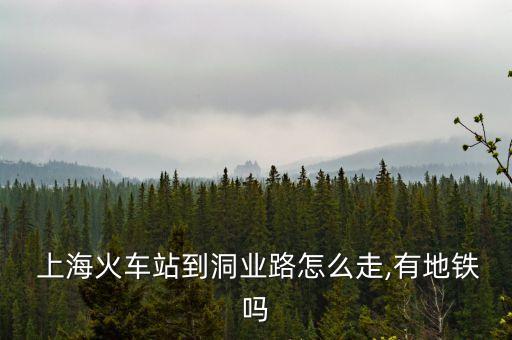  上?；疖囌镜蕉礃I(yè)路怎么走,有地鐵嗎