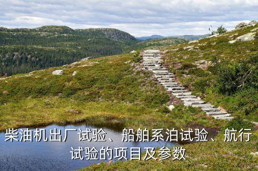 柴油機(jī)出廠(chǎng)試驗(yàn)、船舶系泊試驗(yàn)、航行試驗(yàn)的項(xiàng)目及參數(shù)