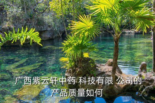  廣西紫云軒中藥 科技有限 公司的產(chǎn)品質量如何