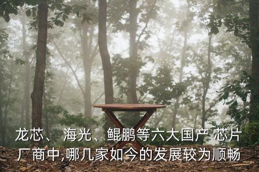 龍芯、 海光、鯤鵬等六大國產(chǎn) 芯片廠商中,哪幾家如今的發(fā)展較為順暢