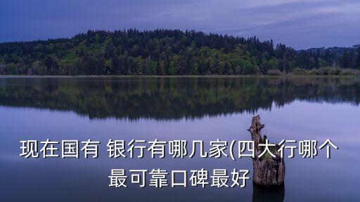 現(xiàn)在國(guó)有 銀行有哪幾家(四大行哪個(gè)最可靠口碑最好