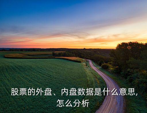  股票的外盤、內(nèi)盤數(shù)據(jù)是什么意思,怎么分析