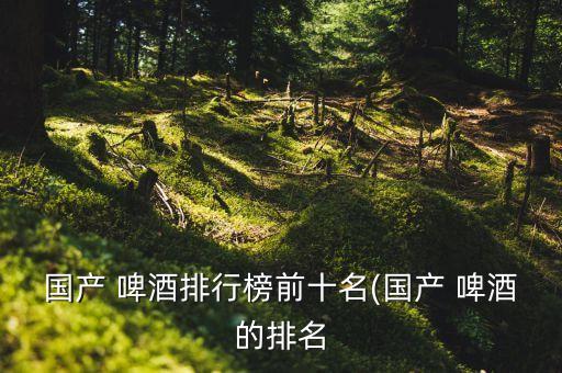 中國(guó)十大天價(jià)啤酒,中國(guó)的十大啤酒有哪些