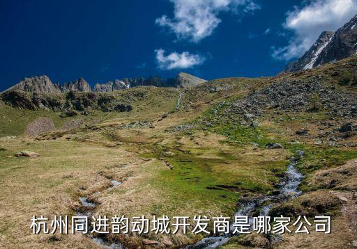  杭州同進(jìn)韻動(dòng)城開(kāi)發(fā)商是哪家公司