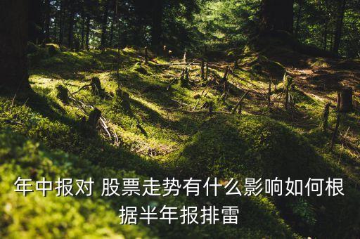 年中報(bào)對 股票走勢有什么影響如何根據(jù)半年報(bào)排雷