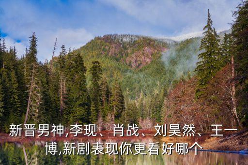 新晉男神,李現(xiàn)、肖戰(zhàn)、劉昊然、王一博,新劇表現(xiàn)你更看好哪個