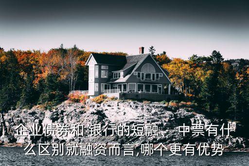 企業(yè)債券和 銀行的短融、 中票有什么區(qū)別就融資而言,哪個(gè)更有優(yōu)勢