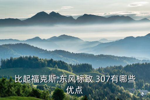 比起福克斯,東風(fēng)標(biāo)致 307有哪些優(yōu)點