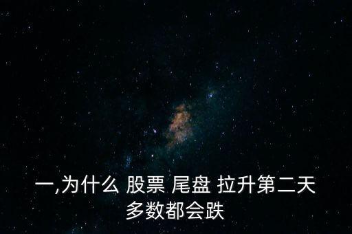 股票尾盤集合競價(jià)拉升