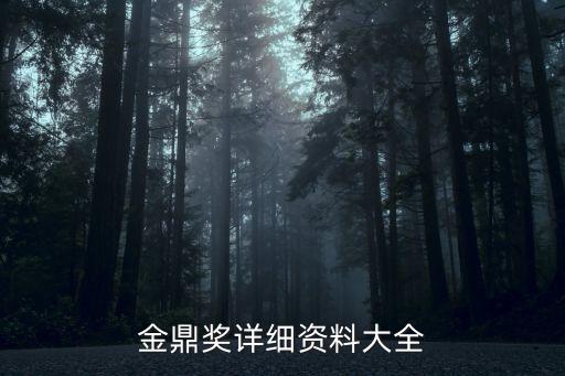 金鼎獎詳細資料大全