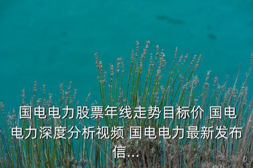  國電電力股票年線走勢目標(biāo)價 國電電力深度分析視頻 國電電力最新發(fā)布信...