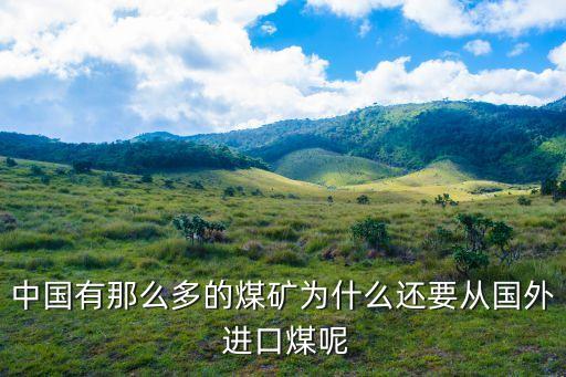中國有那么多的煤礦為什么還要從國外 進(jìn)口煤呢