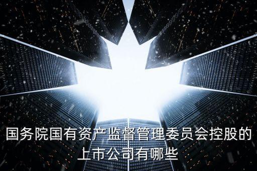 國務(wù)院國有資產(chǎn)監(jiān)督管理委員會控股的上市公司有哪些