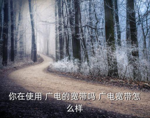 廣電網絡公司雙向化改造工作