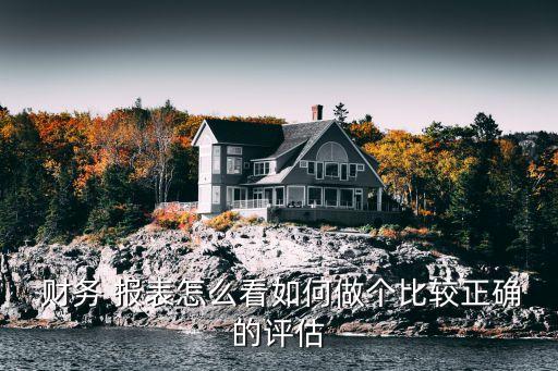  財(cái)務(wù) 報(bào)表怎么看如何做個(gè)比較正確的評估