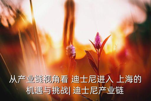 從產(chǎn)業(yè)鏈視角看 迪士尼進入 上海的機遇與挑戰(zhàn)| 迪士尼產(chǎn)業(yè)鏈