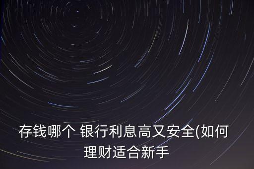 存錢(qián)哪個(gè) 銀行利息高又安全(如何 理財(cái)適合新手