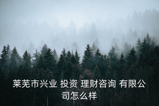 投資理財(cái)服務(wù)有限公司,南昌用益投資理財(cái)顧問(wèn)有限公司
