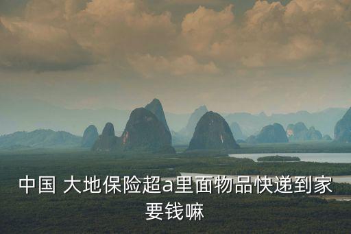 中國(guó) 大地保險(xiǎn)超a里面物品快遞到家要錢(qián)嘛