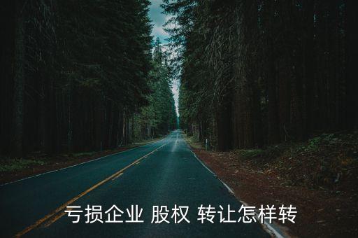  虧損企業(yè) 股權 轉讓怎樣轉