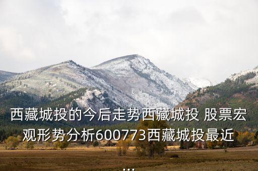 西藏城投的今后走勢(shì)西藏城投 股票宏觀(guān)形勢(shì)分析600773西藏城投最近...