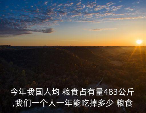 今年我國人均 糧食占有量483公斤,我們一個(gè)人一年能吃掉多少 糧食