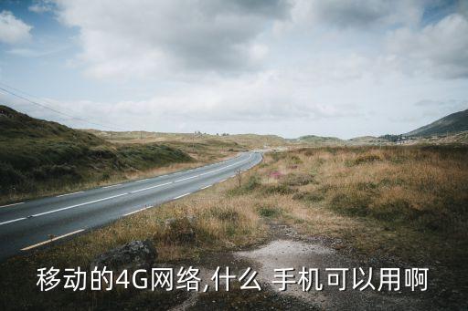 移動的4G網(wǎng)絡(luò),什么 手機可以用啊