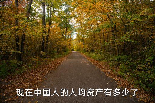 現(xiàn)在中國人的人均資產有多少了