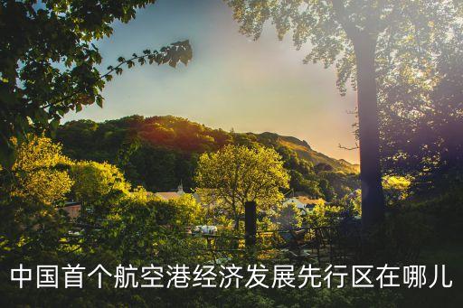 中國首個航空港經濟發(fā)展先行區(qū)在哪兒