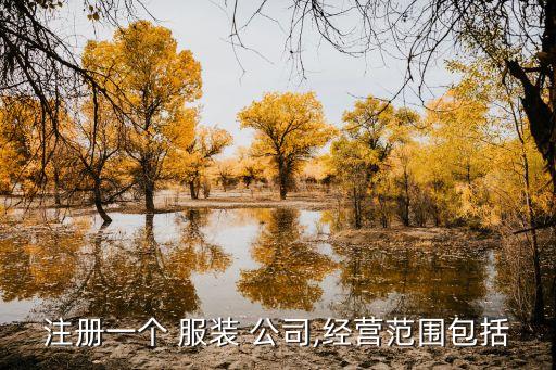 注冊(cè)一個(gè) 服裝 公司,經(jīng)營范圍包括