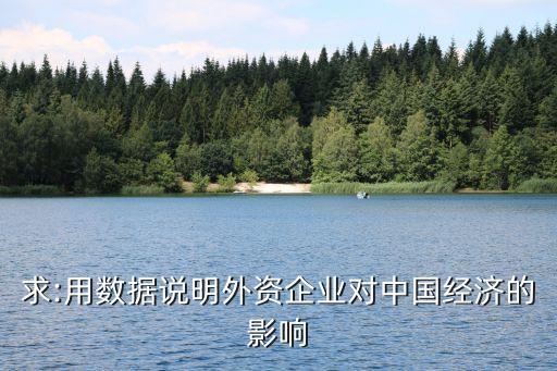 求:用數(shù)據(jù)說明外資企業(yè)對(duì)中國經(jīng)濟(jì)的影響