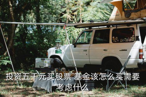 投資五千元買(mǎi)股票 基金該怎么買(mǎi)需要考慮什么