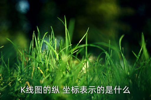 K線圖的縱 坐標表示的是什么
