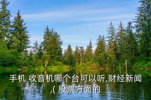 手機(jī) 收音機(jī)哪個(gè)臺(tái)可以聽,財(cái)經(jīng)新聞,( 股票方面的
