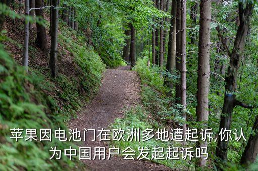 蘋果因電池門在歐洲多地遭起訴,你認(rèn)為中國用戶會(huì)發(fā)起起訴嗎
