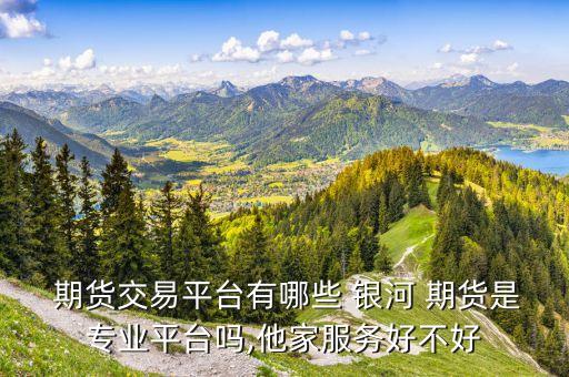  期貨交易平臺有哪些 銀河 期貨是專業(yè)平臺嗎,他家服務好不好