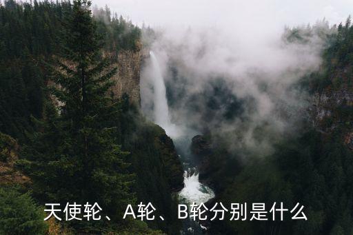 天使輪、A輪、B輪分別是什么