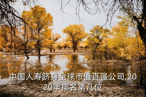 中國(guó)人壽躋身全球市值百強(qiáng)公司,2020年排名第幾位
