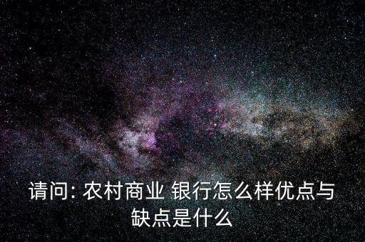 針對于農村的銀行