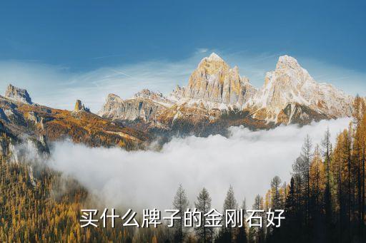買(mǎi)什么牌子的金剛石好