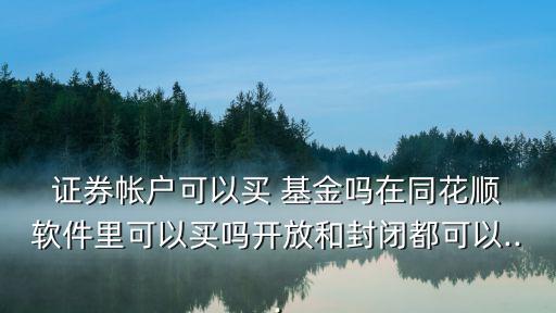 證券公司買(mǎi)基金交易軟件買(mǎi)基金,哪家證券公司的交易軟件最好用