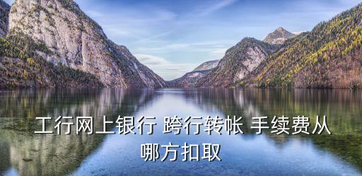  工行網(wǎng)上銀行 跨行轉(zhuǎn)帳 手續(xù)費從哪方扣取